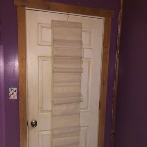 This is a shoe holder holds up to 20 pairs